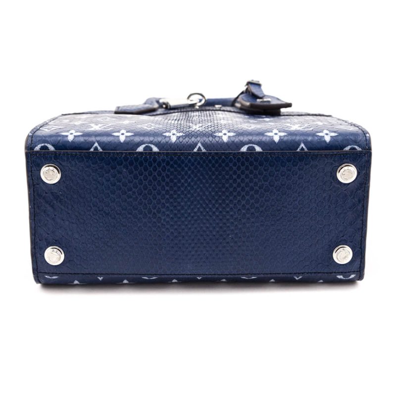 Louis Vuitton Blue Monte Carlo Moccasin 8.5 - Image 4