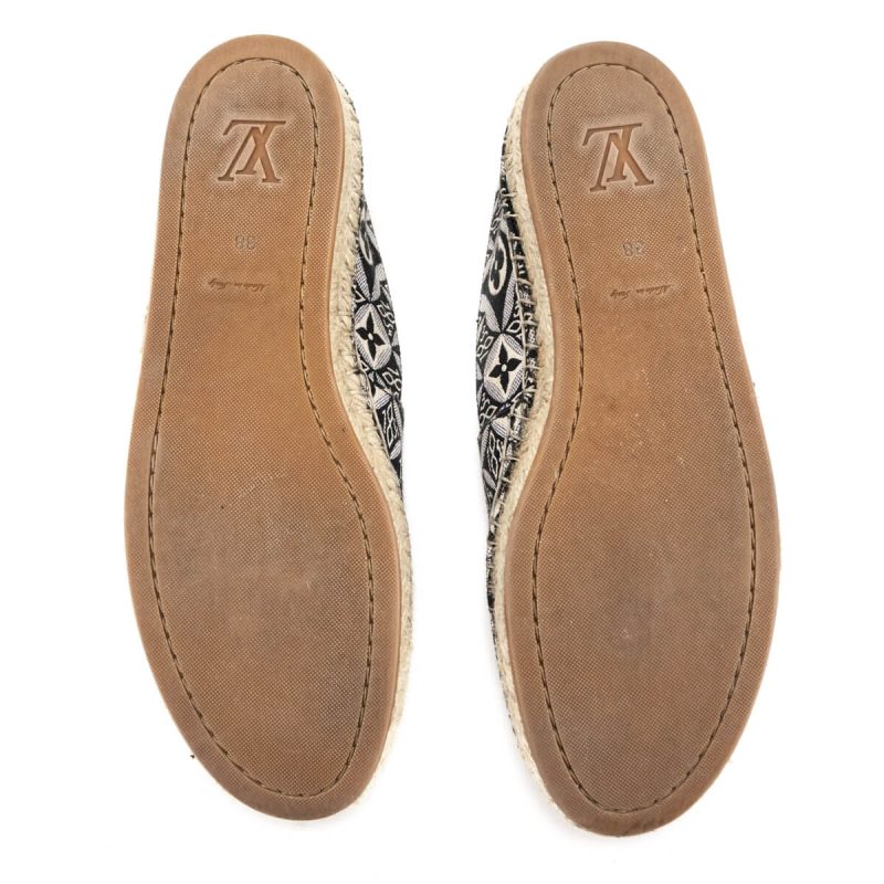 Louis Vuitton Blue Since 1854 Jumbo Flatform Mules Size 6 | EU 36 - Image 6
