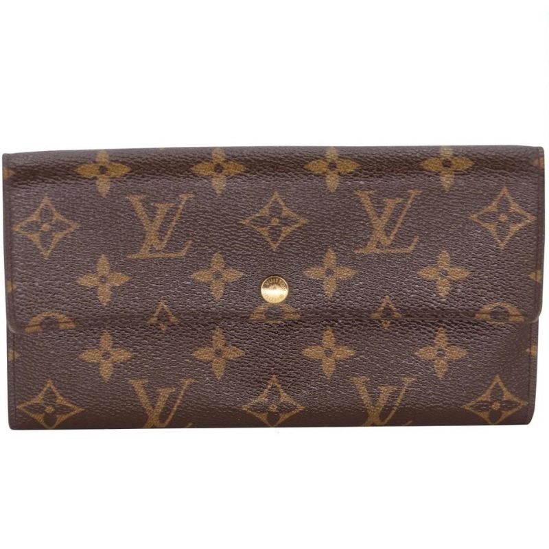 Louis Vuitton Monogram Coated Canvas Sarah Continental Wallet LV-1118P-0022 - Image 9