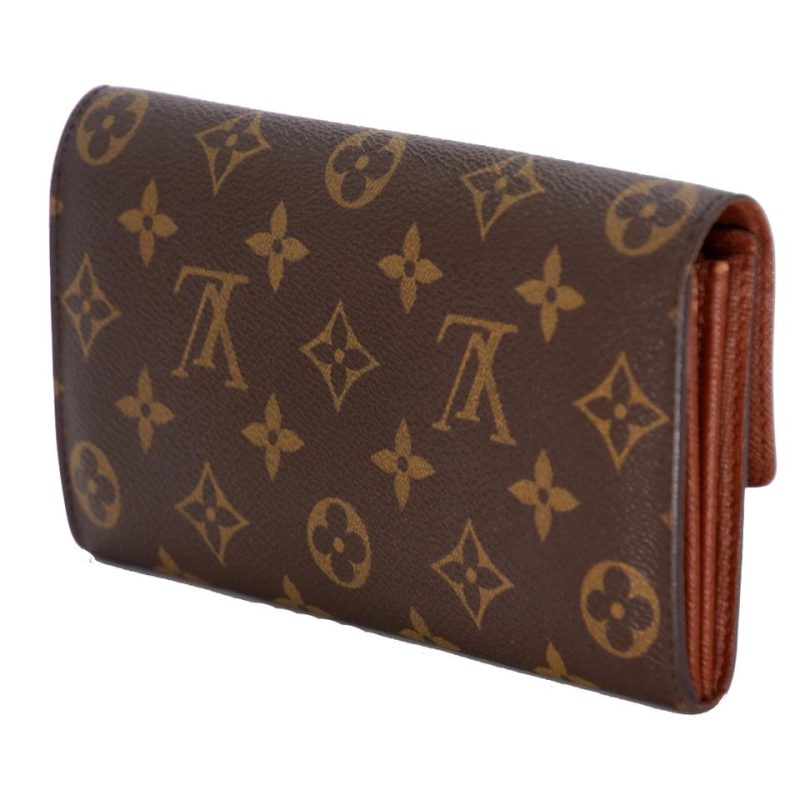Louis Vuitton Monogram Coated Canvas Sarah Continental Wallet LV-1118P-0022 - Image 2