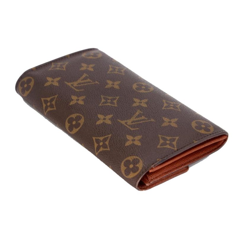 Louis Vuitton Monogram Coated Canvas Sarah Continental Wallet LV-1118P-0022 - Image 4