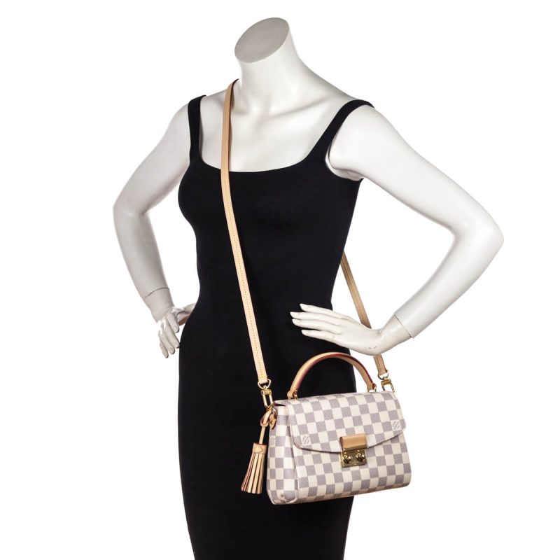 Louis Vuitton Damier Azur Croisette 2Way Bag Hand Bag N41581 - Image 9