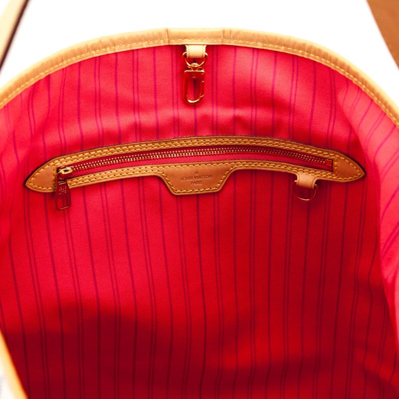 Louis Vuitton Damier Azur Delightful MM Shoulder Bag (SHF-dOaylq) - Image 8
