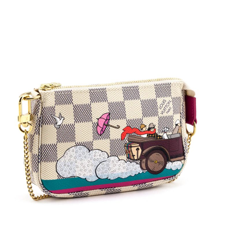 Louis Vuitton Damier Azur Insolite Wallet w/"IMW" Initial - Image 2
