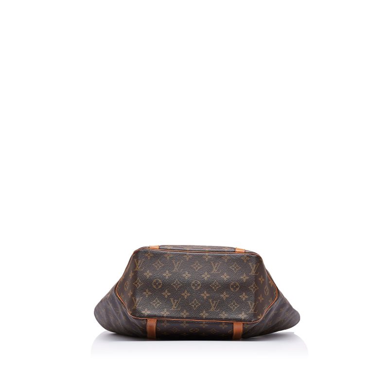 Brown Louis Vuitton Monogram Sac Shopping PM Tote Bag - Image 4