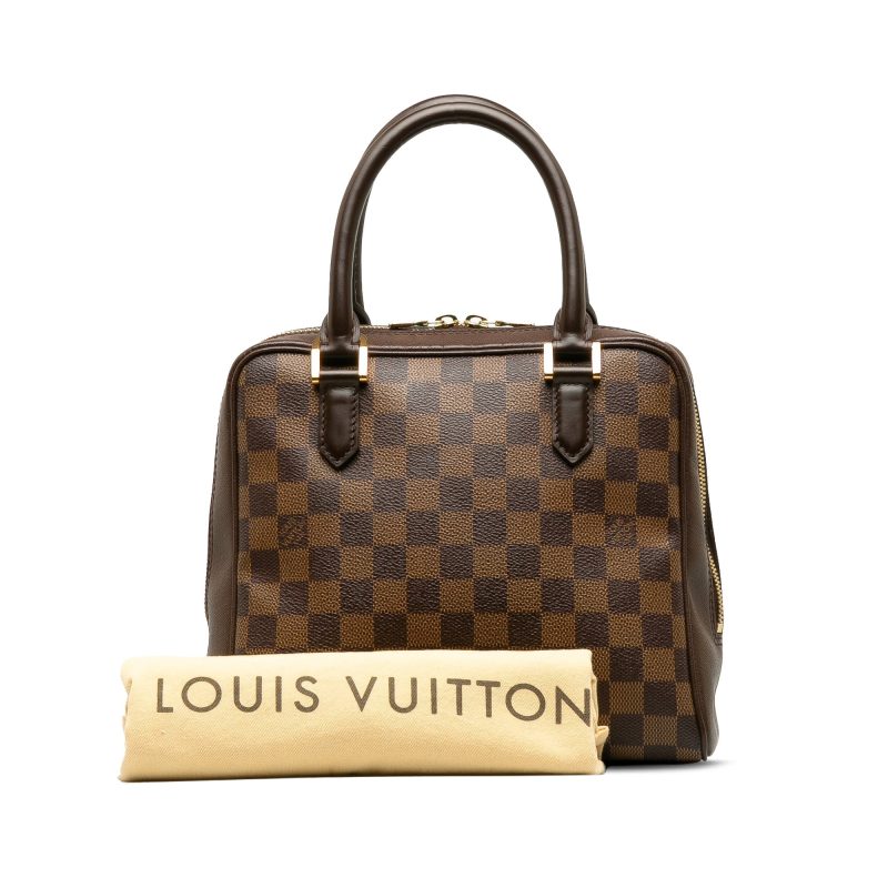 Brown Louis Vuitton Damier Ebene Brittany Satchel - Image 11