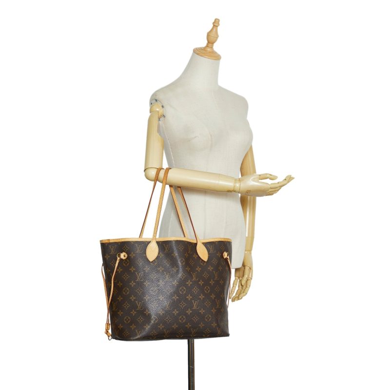 Brown Louis Vuitton Monogram Neverfull MM Tote Bag - Image 11