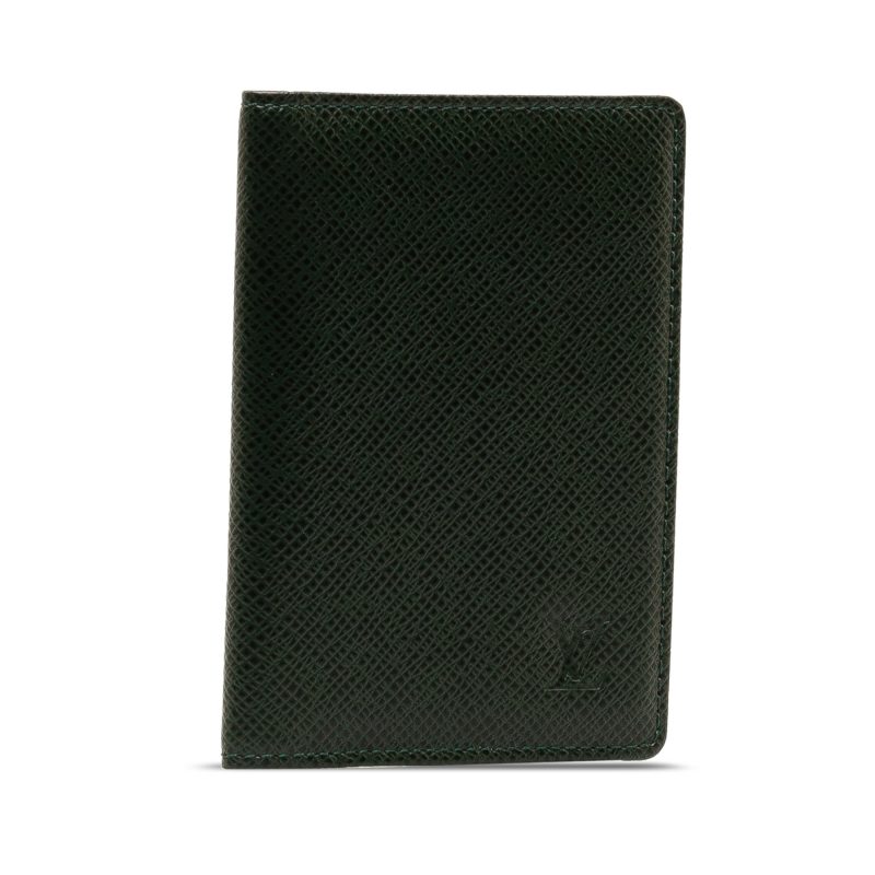 Green Louis Vuitton Taiga Etui Pen Case - Image 2