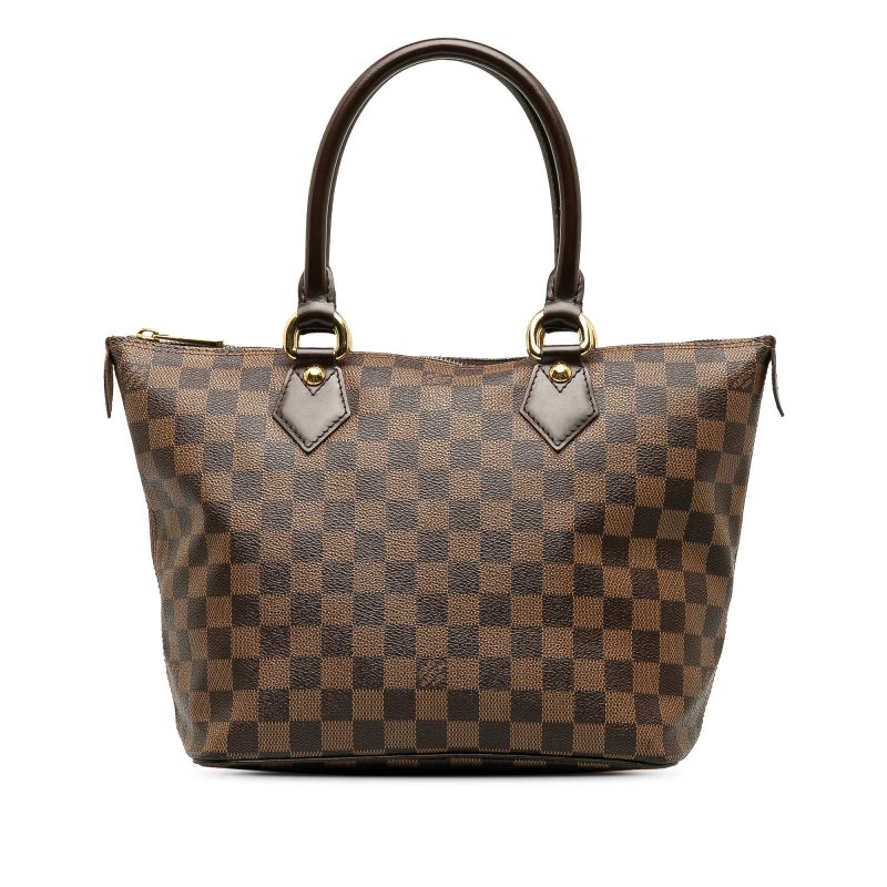 Brown Louis Vuitton Damier Ebene Sarria Horizontal Handbag