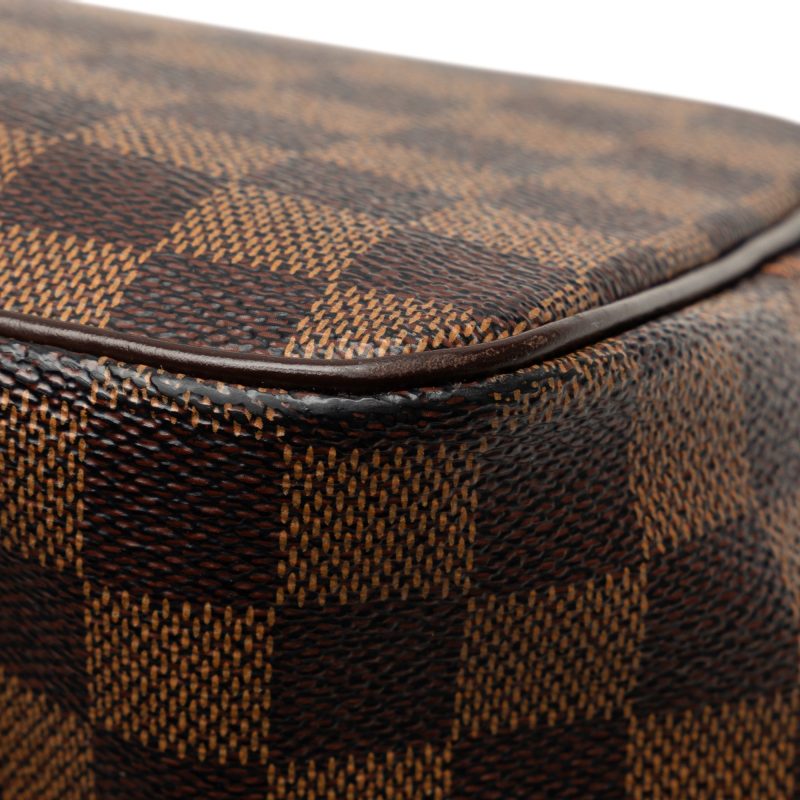 Brown Louis Vuitton Damier Ebene Sarria Horizontal Handbag - Image 12