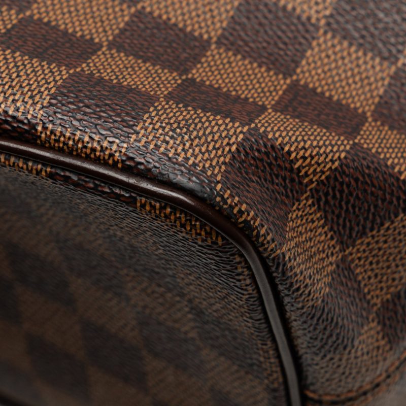 Brown Louis Vuitton Damier Ebene Sarria Horizontal Handbag - Image 14