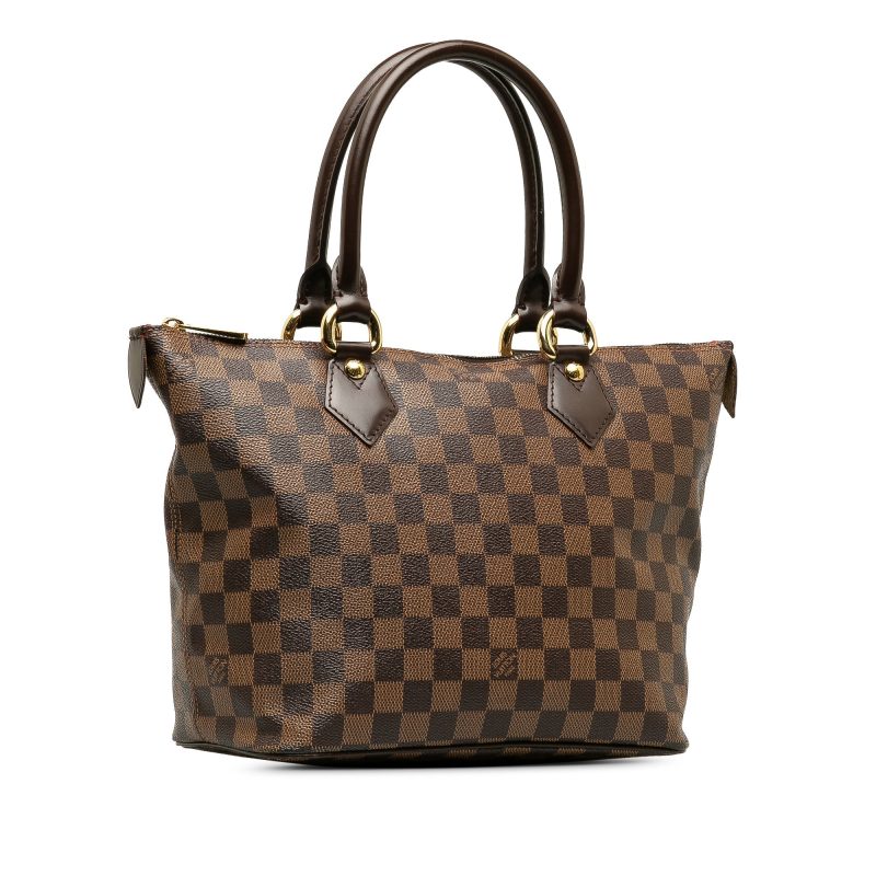 Brown Louis Vuitton Damier Ebene Sarria Horizontal Handbag - Image 2