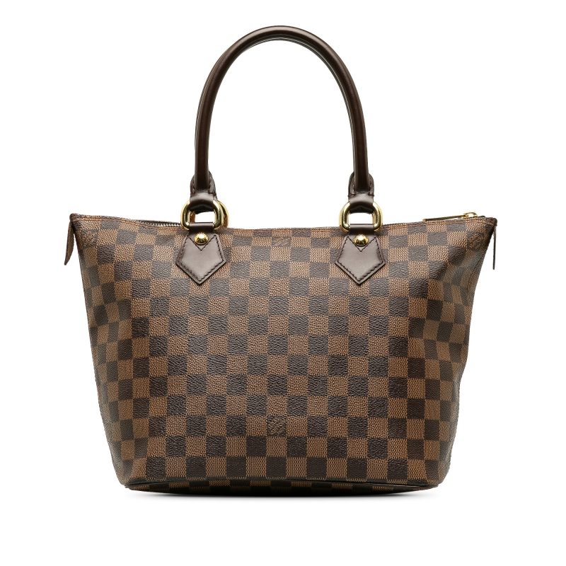 Brown Louis Vuitton Damier Ebene Sarria Horizontal Handbag - Image 3