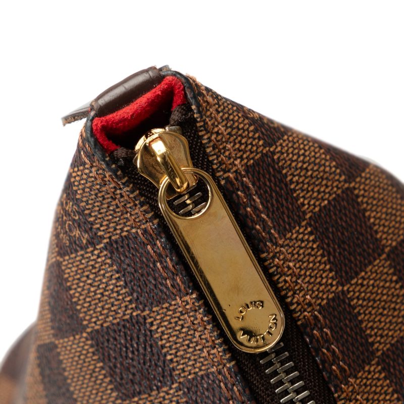 Brown Louis Vuitton Damier Ebene Sarria Horizontal Handbag - Image 8