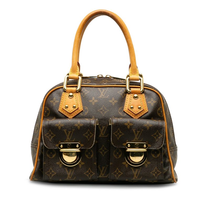 Brown Louis Vuitton Monogram Locky BB Satchel