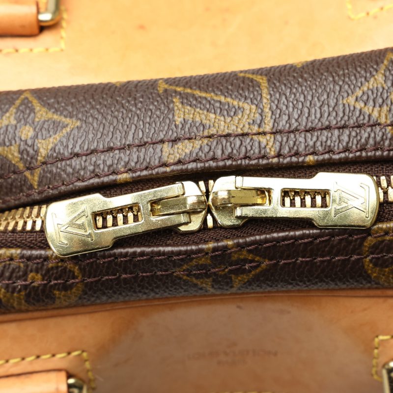 Brown Louis Vuitton Monogram Excursion Handbag - Image 8