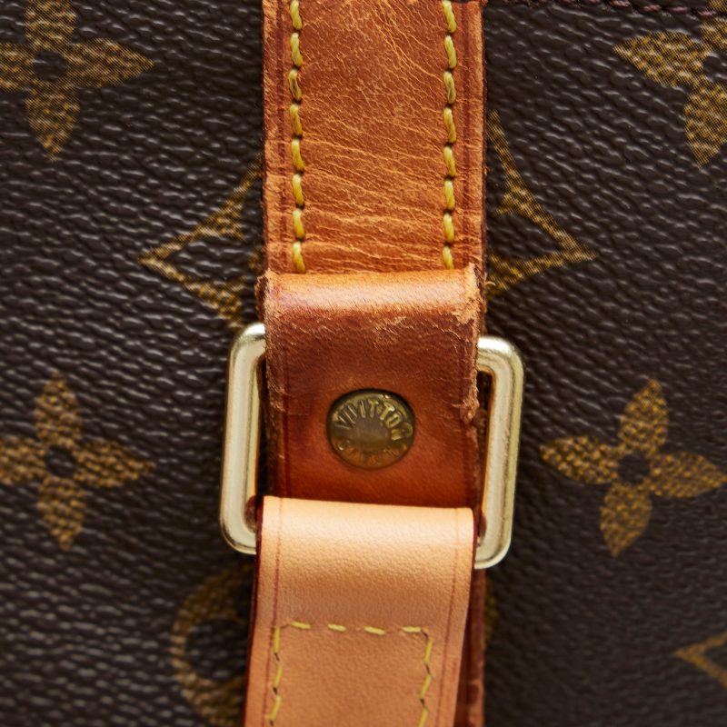 Brown Louis Vuitton Monogram Sac Shopping Tote Bag - Image 11