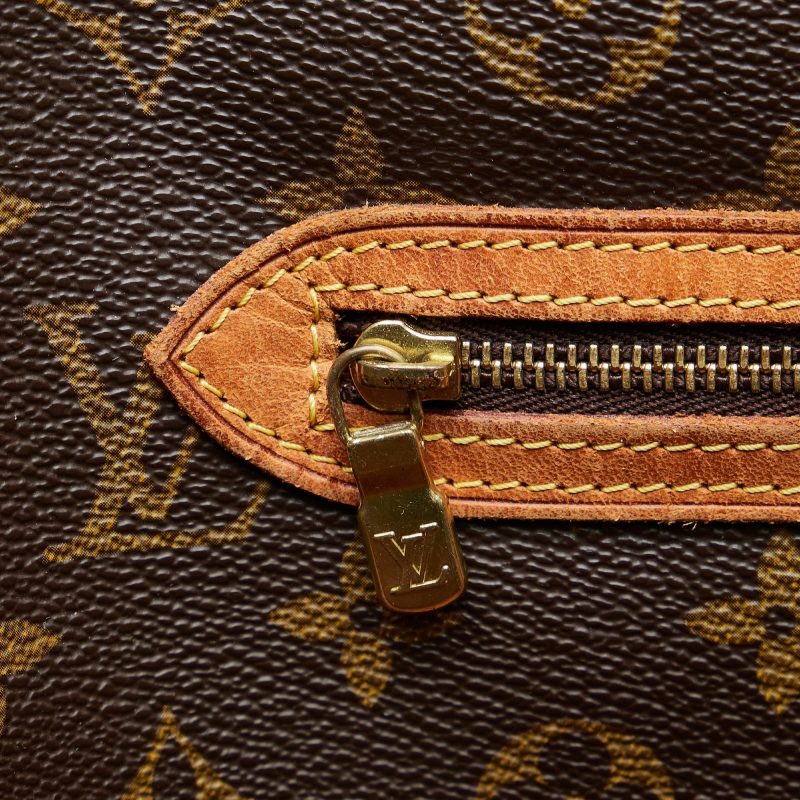 Brown Louis Vuitton Monogram Sac Shopping Tote Bag - Image 12
