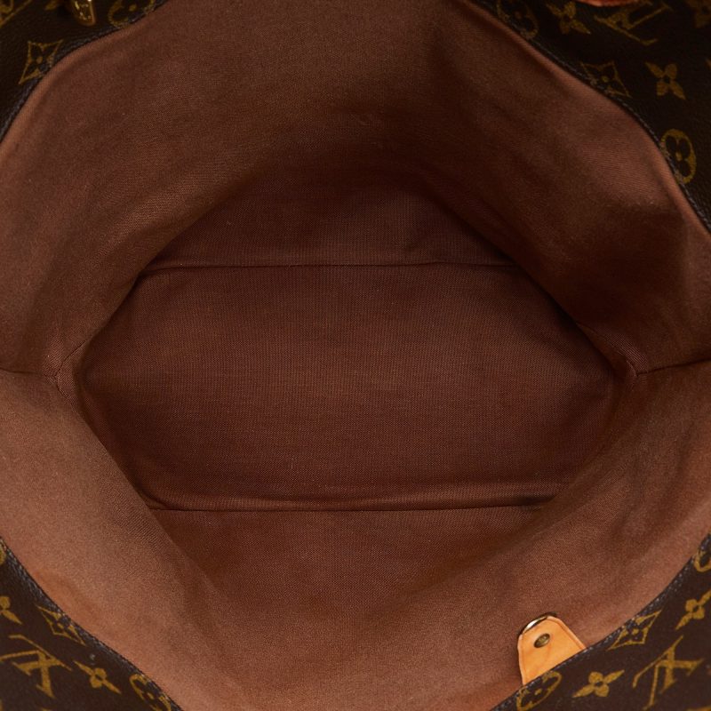 Brown Louis Vuitton Monogram Sac Shopping Tote Bag - Image 5