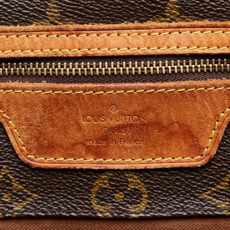 Brown Louis Vuitton Monogram Sac Shopping Tote Bag - Image 7
