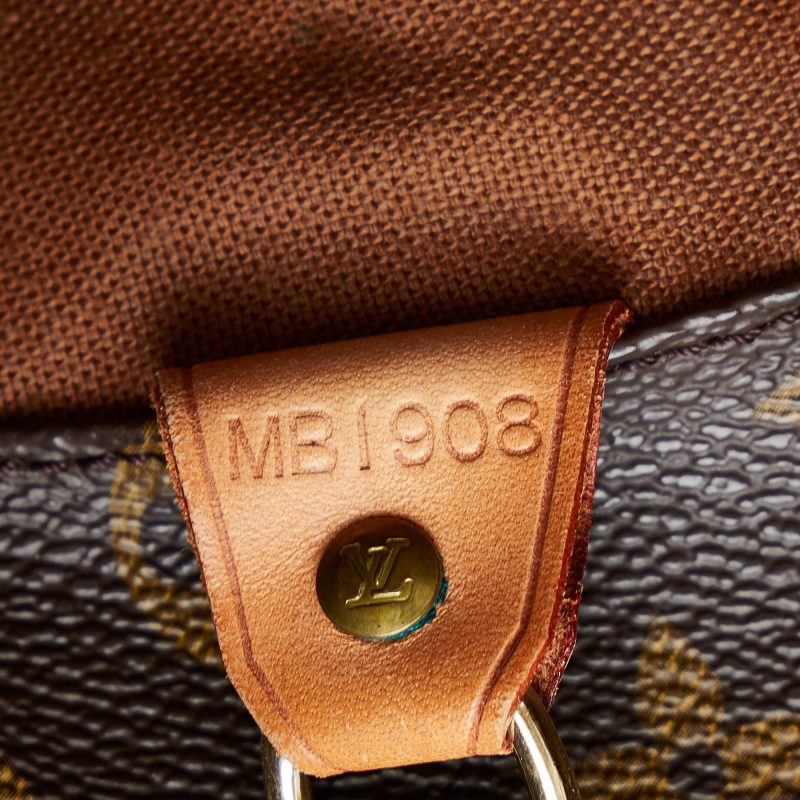 Brown Louis Vuitton Monogram Sac Shopping Tote Bag - Image 8