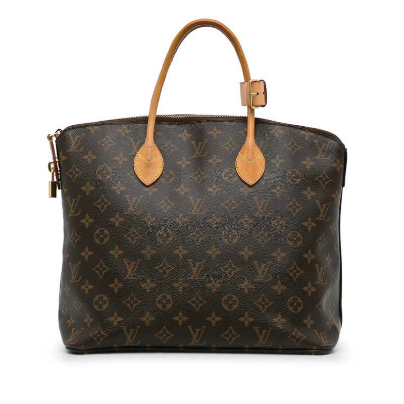 Brown Louis Vuitton Monogram Lockit PM Handbag