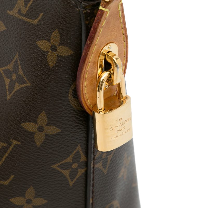 Brown Louis Vuitton Monogram Lockit PM Handbag - Image 10