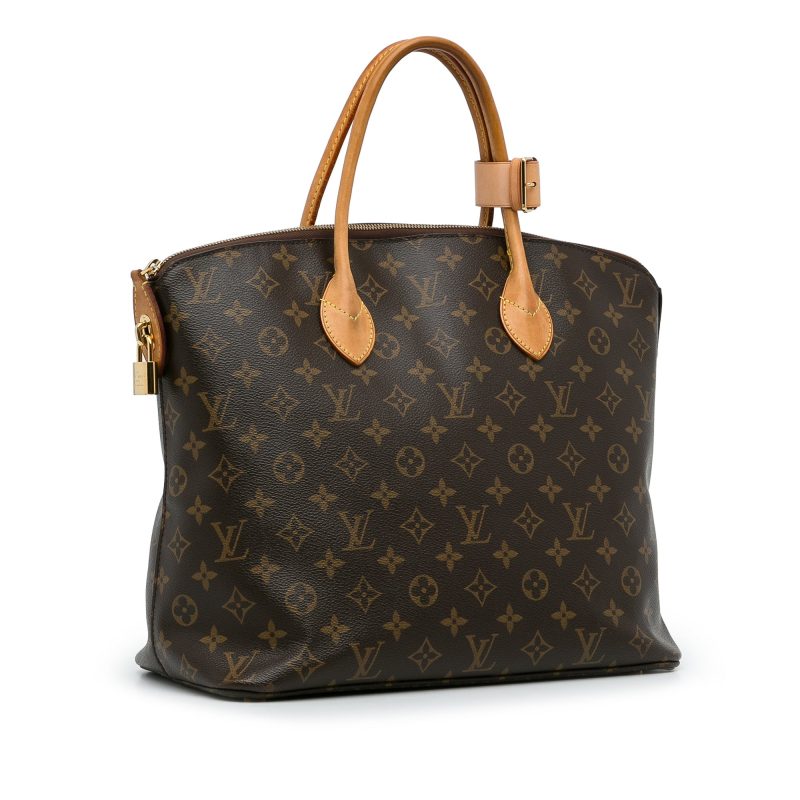 Brown Louis Vuitton Monogram Lockit PM Handbag - Image 2