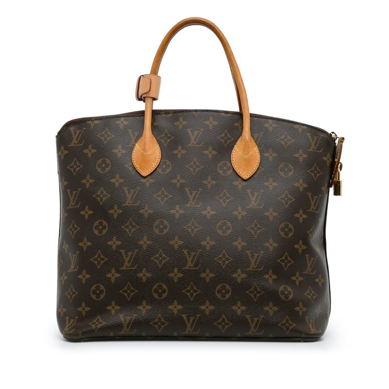 Brown Louis Vuitton Monogram Lockit PM Handbag - Image 3