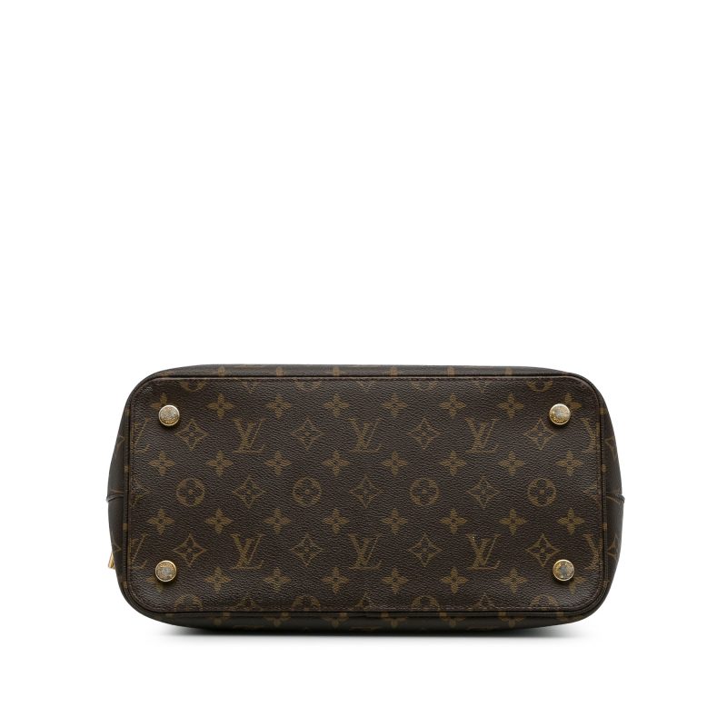 Brown Louis Vuitton Monogram Lockit PM Handbag - Image 5