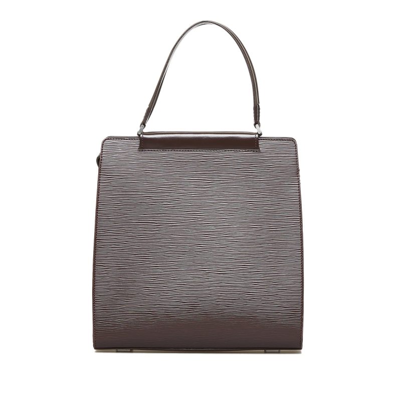 Brown Louis Vuitton Epi Pont Neuf Handbag - Image 3