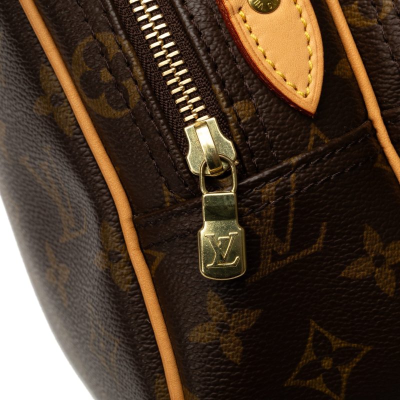 Brown Louis Vuitton Monogram Reporter PM Crossbody Bag - Image 10