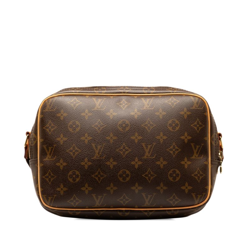 Brown Louis Vuitton Monogram Reporter PM Crossbody Bag - Image 3