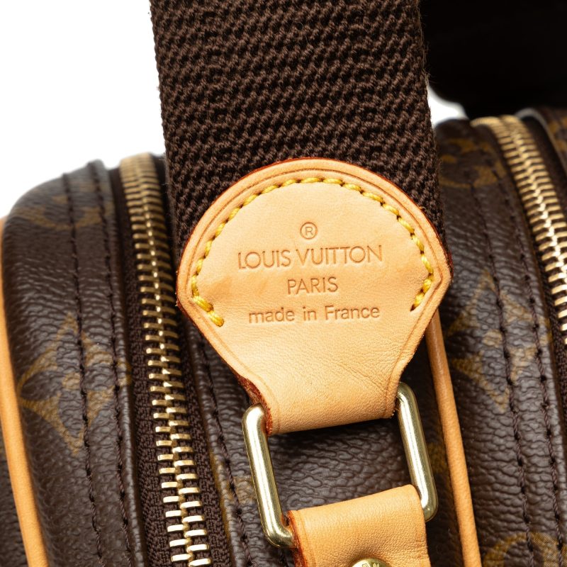 Brown Louis Vuitton Monogram Reporter PM Crossbody Bag - Image 7