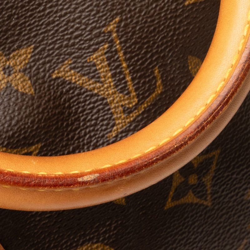 Brown Louis Vuitton Monogram Keepall 55 Travel Bag - Image 19