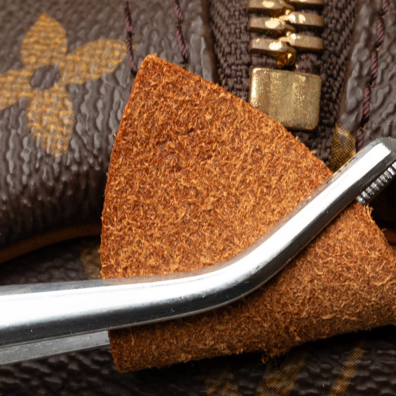Brown Louis Vuitton Monogram Keepall 55 Travel Bag - Image 9