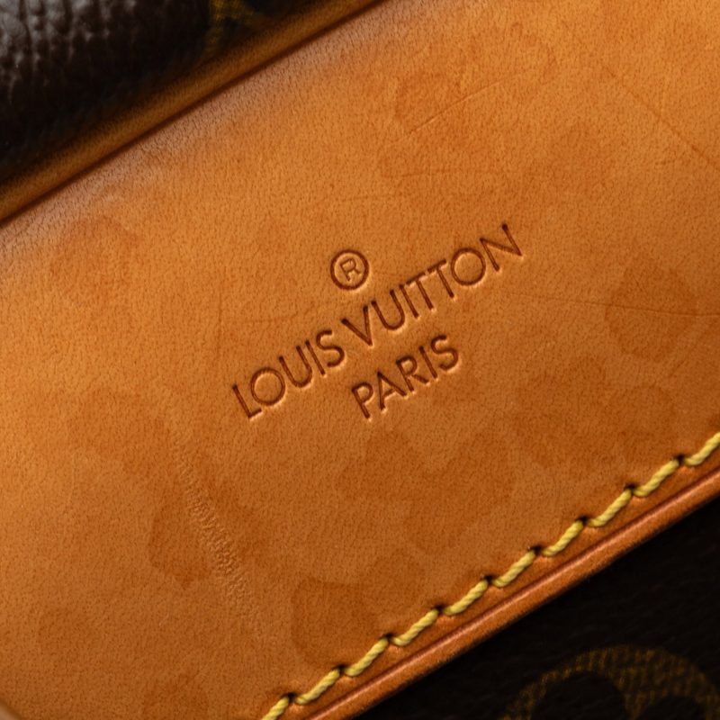 Brown Louis Vuitton Monogram Tuileries Satchel - Image 9