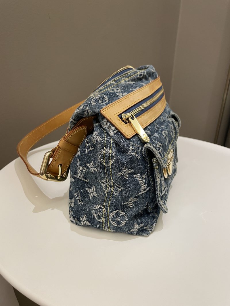 LOUIS VUITTON Baggy GM Khaki Denim - Image 5