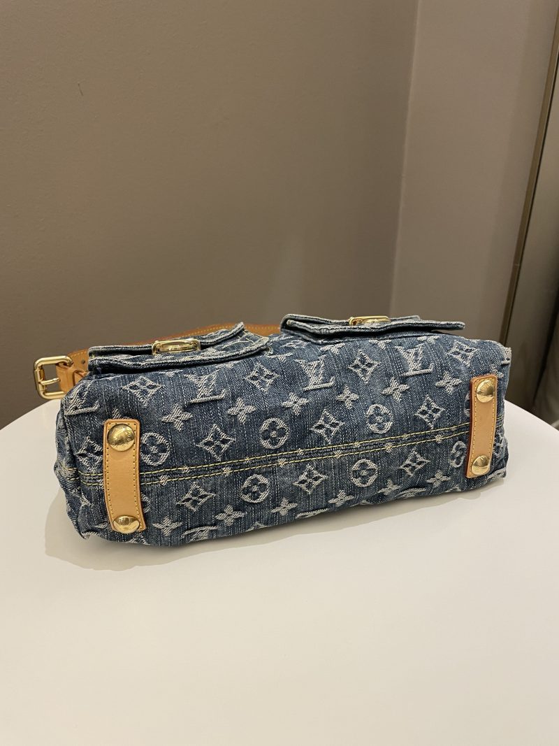 LOUIS VUITTON Baggy GM Khaki Denim - Image 8