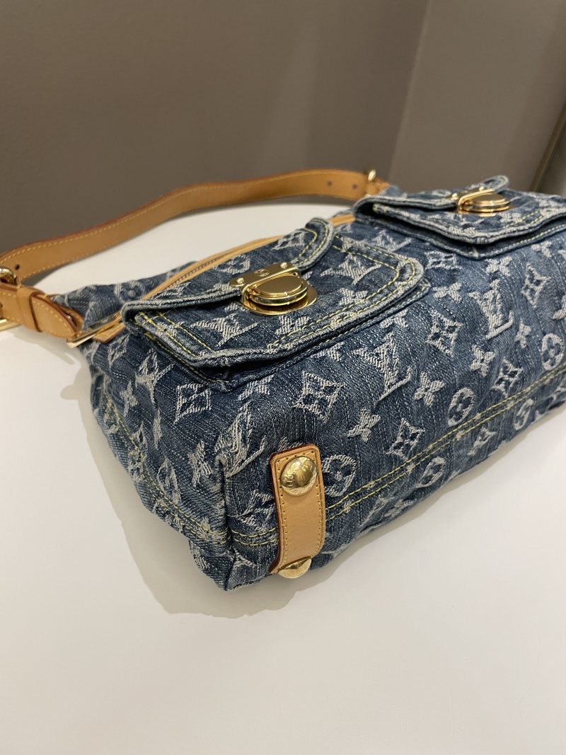 LOUIS VUITTON Baggy GM Khaki Denim - Image 9
