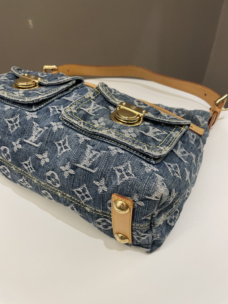 LOUIS VUITTON Baggy GM Khaki Denim - Image 10