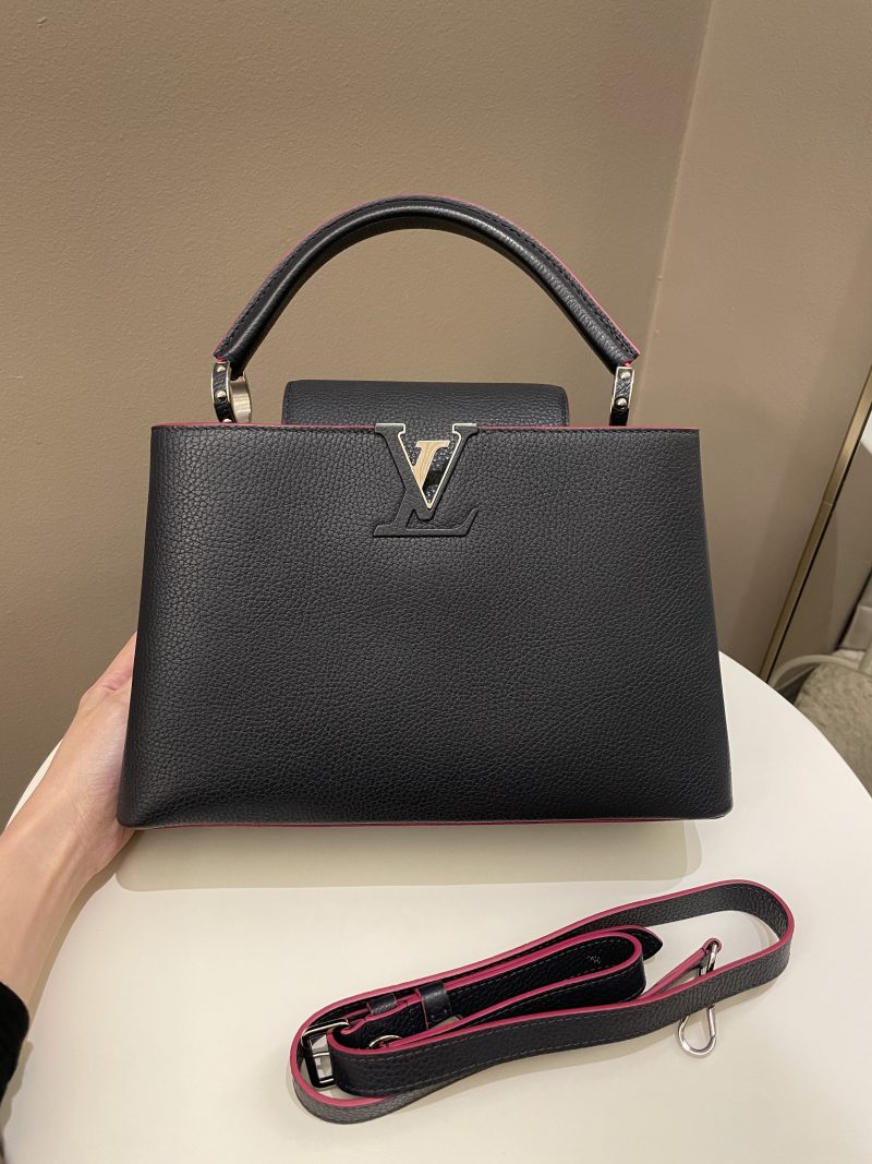 Louis Vuitton Capucine BB Hand Bag Khaki M57227