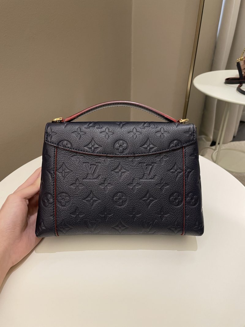 LOUIS VUITTON Blanche Marine Rouge M43781 Monogram Empreinte Leather Size BB - Image 3