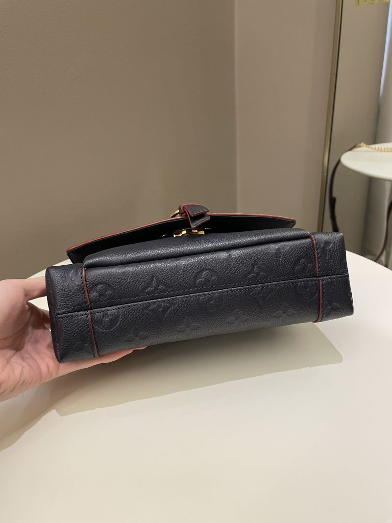 LOUIS VUITTON Blanche Marine Rouge M43781 Monogram Empreinte Leather Size BB - Image 7
