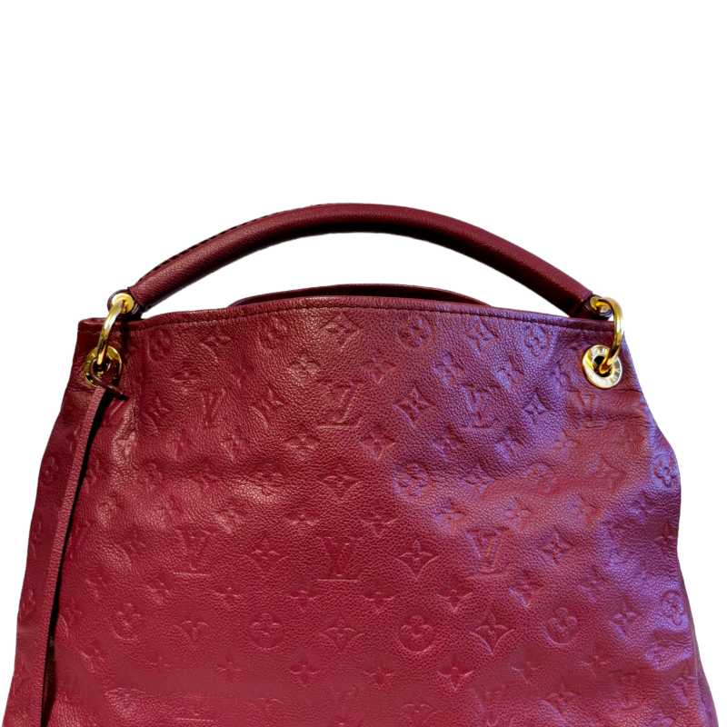 LOUIS VUITTON Artsy NeigeM93449 Monogram Empreinte Leather Size MM - Image 12