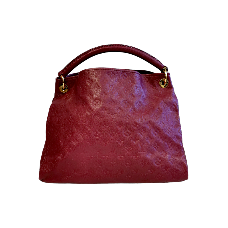 LOUIS VUITTON Artsy NeigeM93449 Monogram Empreinte Leather Size MM - Image 4