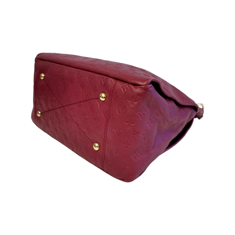 LOUIS VUITTON Artsy NeigeM93449 Monogram Empreinte Leather Size MM - Image 7