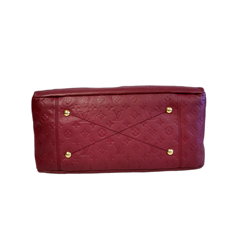 LOUIS VUITTON Artsy NeigeM93449 Monogram Empreinte Leather Size MM - Image 8