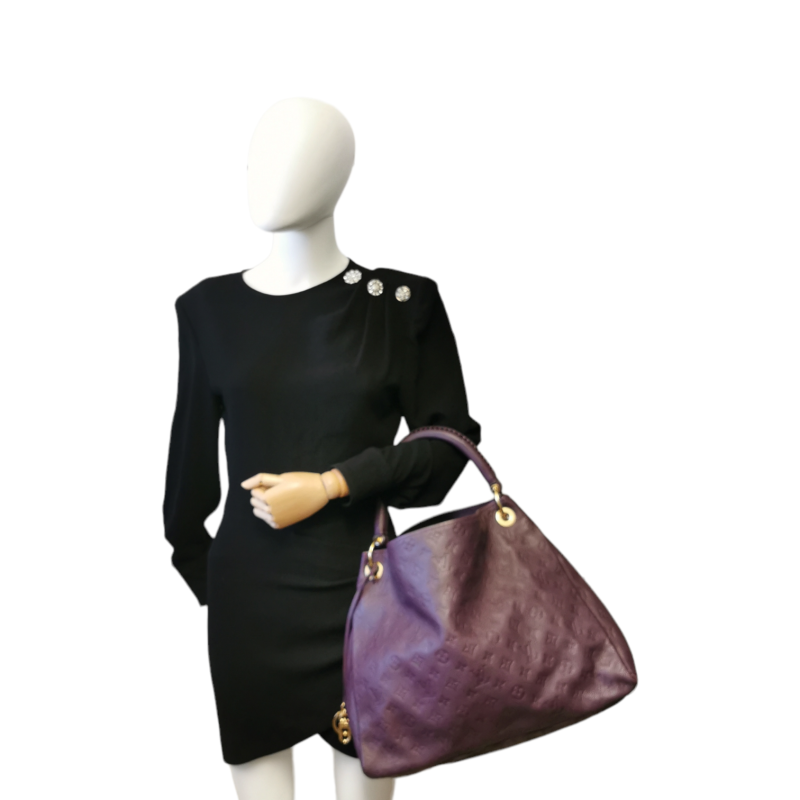 Louis Vuitton Artsy MM Red Aurore Monogram Empreinte - Image 2