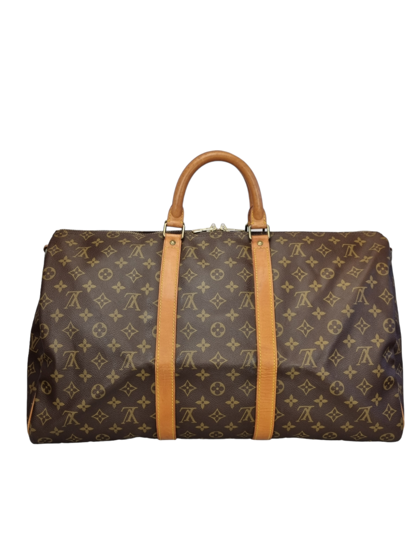 Louis Vuitton Boston Keepall Bandouliere 50 Travel Bag #MNO699 - Image 3